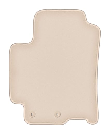 Tapis de sol Kia Stonic en velours beige premium pour conducteur 2017+