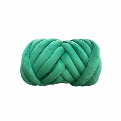 Cobija de terciopelo tubular verde para decoración 2