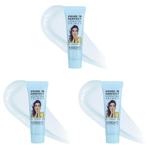 Image of INSIGHT Prime 'n Perfect Hydrating Primer 10 ml |Featherlight Formula, Intense Hydration|Minimizes Pores, Smooths & Refines Skin | Shine Control, Advanced Moisture Lock Technology |Ideal for All Skin Types