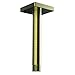 Speakman CDS2582-BBZ Brushed Bronze Lura 6" Ceiling-Mounted Shower Arm and Flange