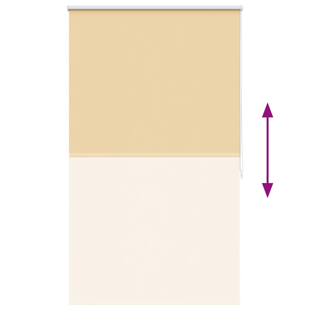 Tenda avvolgibile opaca, 124,4 x 175 cm, beige | poliestere con strato riflettente argentato, blocco totale della luce, isolamento termico, installazione a parete o a