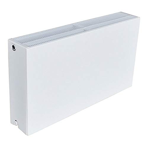 Universal-Planheizkörper 33/600/1800-6 Anschlüsse: 2x recht ½“IG, 2x links ½“IG, 1x Doppelanschluss (2x ½“IG) Unterseite ein - Verkehrsweiß (RAL 9016) - qpool24