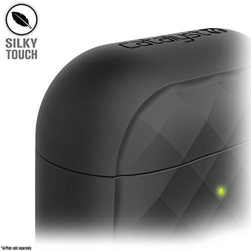 Catalyst Ring Clip Case For Airpods 1 & 2 Silicone Airpods Case With Textured Pattern, Extra Grippy High Gloss Surface Finish, #TOP1