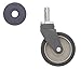 METRO 5PC 5" Polyurethane Swivel Stem Caster for Super Erecta Industrial Wire Shelving Racks
