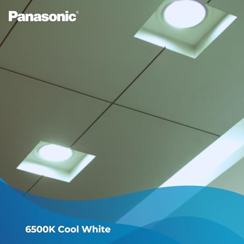 Panasonic 9 Watt LED Concealed Downlighter, LED Recessed Downlight, 85mm Cut Out, BIS & ROHS Certified, 4KV Surge Protection, Cool White Light (PDLM34097)