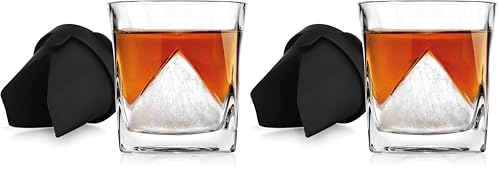 Set de 2 Vasos de Whisky Godinger con Molde de Hielo miniatura 1