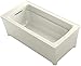 KOHLER K-2593-VB-96 Archer 62 In. x 32 In. Freestanding VibrAcoustic Bath, Biscuit