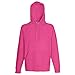 Produktbild Fruit of the Loom Herren Hooded Sweat Sweatshirt, Fuchsia, Small