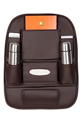 Autofurnish AF6615-4 3D Car Auto Seat Back Organizer (Bronze)