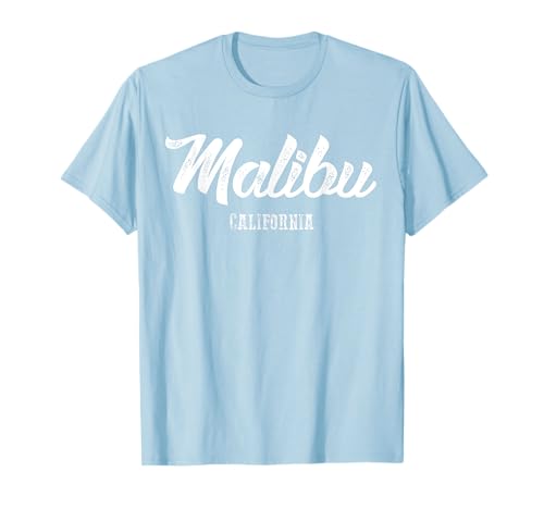 Malibu T Shirt - California Souvenir Landmark Gift Shirt T-Shirt
