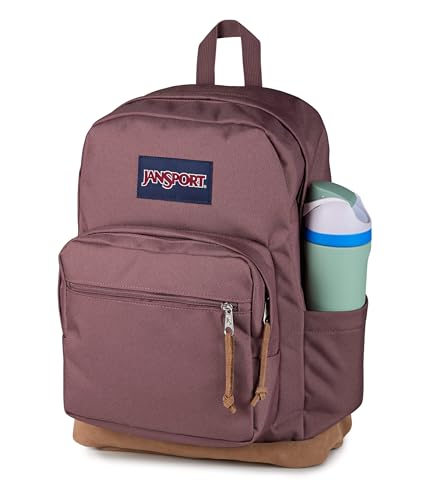 Image of JanSport Right Pack Backpack - Durable Daypack with Padded 15 inch Laptop Sleeve, Spacious Main Compartment & Integrated Water Bottle Pocket - Mahogany Haze