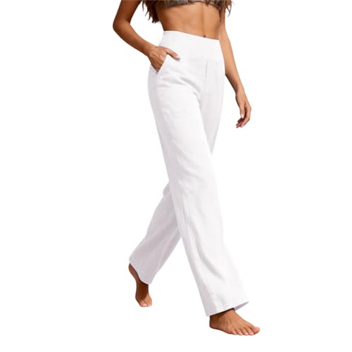 Pantalon De Lin Travail Femme Gris Fluide Jean Flex Droit Classique Yoga Streetwear Y2K Chic Et Élégant Noir Soirée Velours Côtelé Blanc Stretch Taille...