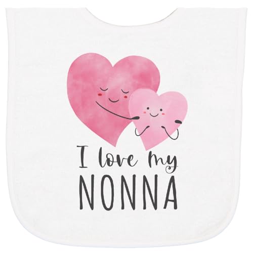 inktastic I Love My Nonna Baby Terry Cloth Bib