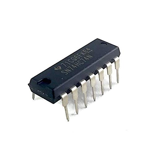 INVENTO 5Pcs 74HCT74D 7474 IC Flip-Flop, with Set and Reset