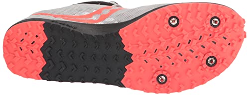 Saucony Women's Kilkenny XC9 Spike Cross Country Running Shoe, Fog/Black/Vizi, 11.5