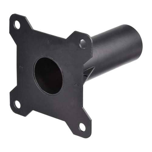 Gettimore Soporte de montaje de aleación para plato rectangular Starlink V2, para instalación automotriz marina, negro, 195 x 115 mm