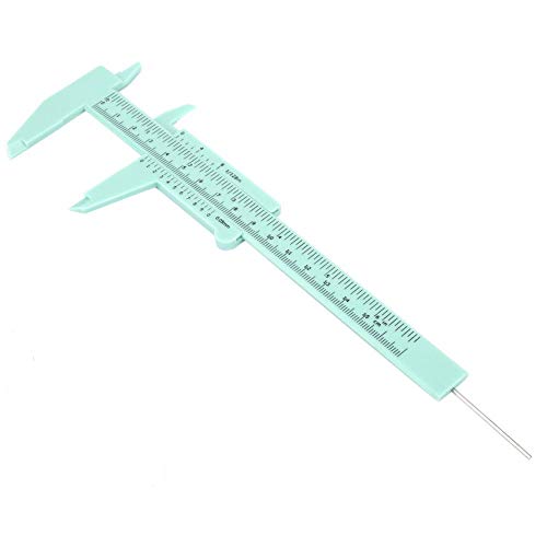 Calibrador Vernier de Regla Doble de Plástico 150 mm miniatura 5