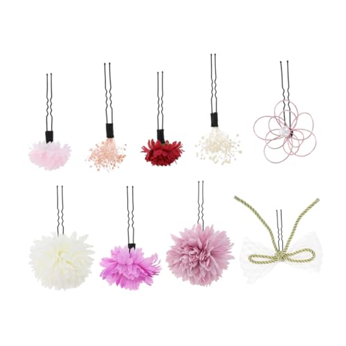 Bâton à cheveux floral NUOBESTY, cadeau idéal pour coiffure femme et fille