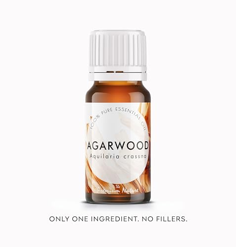 Image of Agarwood Essential Oil for Diffusers, Skin & Massage | 100% Natural Oud Oil | Warm & Ambery Scent - Perfect for Candle Making & DIY, 10ML