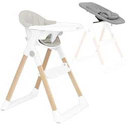 Trona Chicco Polly 2 Start Opiniones Olmitos – Trona bebe Evolutiva de Madera con Hamaca 2 piezas y reductor – Ajustable y Plegable con Arnés seguridad, desde nacimiento hasta 3 años - Cinturón de 3 puntos
