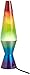 Lava, Tri-Colored Lamp 2179 Rainbow 14.5-Inch, with White Wax, Clear Liquid, Globe, Hand Painted Base, tri-Color