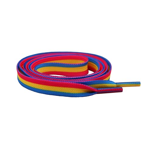 Pride Schnürsenkel | 120cm 1 Paar (Pansexuell, bedruckt)