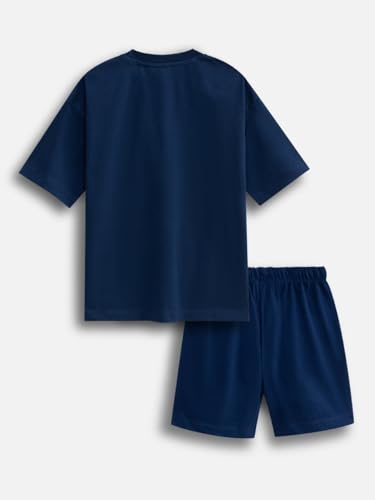 Image of Nap Chief Kids Cotton Official Marvel Superhero's Printed Co ord Sets for Boys & Girls, T Shirt and Shorts for Casual Wear