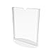 FixtureDisplays® 5 x 7" Sign Holder Menu Holder T-Style Table Tent with Oval Base Easy Assembly 19027NEW-NF
