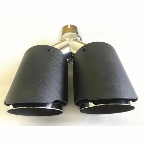Escape de coche de fibra de carbono y acero inoxidable de alta gama