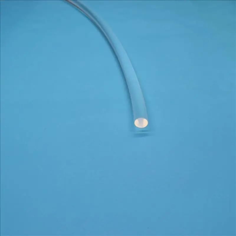 Cable de fibra óptica PMMA de 10 mx con brillo lateral de 1,5 mm ~ 14 mm de diámetro, cable óptico transparente de núcleo sólido (brillo lateral de 4 mm)