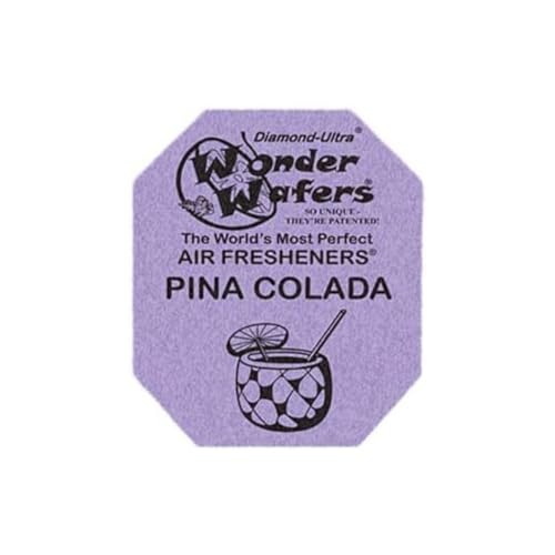 Wonder Wafers 250 Count Unwrapped Automobile Professional Use Air Fresheners Car and Truck Detail (Pina Colada)
