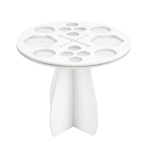 YIXANNX Support de séchage pour pinceaux de Maquillage Support séchage pour pinceaux Peinture Pinceau Rond à 14 Trous Porte-Pinceau et Brosse sèche Brosse à Ongles