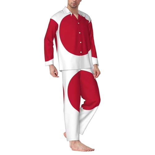 Pyjama classique à col cranté en textile léger et doux