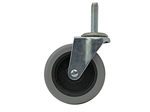Shepherd Hardware 3265 3-Inch Threaded Stem Tpr Caster, 110-Lb Load Capacity #TOP2