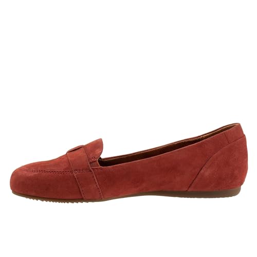 SoftWalk Women's Ballet Flat, Dark Red, 11 Narrow4