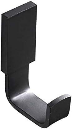 Flybath Coat Hook Brass Robe Towel Hooks Contemporary Style Matte Black Finish Wall Mounted - 1 Pack