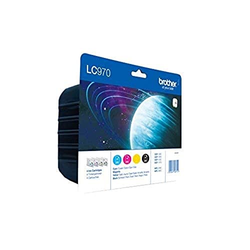 Brother LC-970 Ink Cartridges - Cyan/Magenta/Yellow/Black