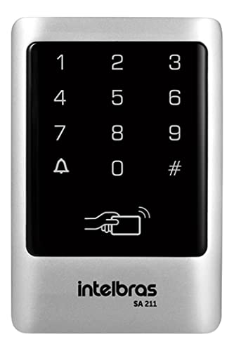 Controlador de Acesso Intelbras Senha Touchscreen e Cartão de Proximidade SA 211
