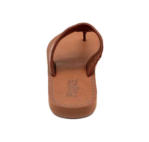 Image of Flojos Grace Women's Hooded Thong Sandal, Tan Artisan