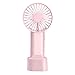 Yosemite F8 tragbarer Mini-Ventilator, wiederaufladbar über USB, 1500 mAh, batteriebetrieben, faltbarer Ventilator mit 3 Geschwindigkeiten, für Home Office – Pink