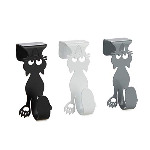 Balvi Gancio cassetto Curious cat Set di 3 appendiabiati Colore...