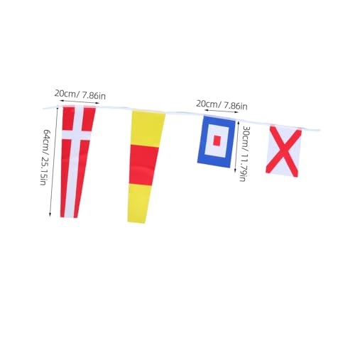 Drapeaux de code maritime de qualité supérieure pour décoration de navire