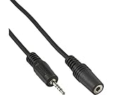 conector plug 4 polos Cable adaptador InLine de 4 polos. Conector de 2,5 mm – > 4 polos. Conector hembra de 3,5 mm, 2 m