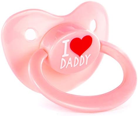 Adult Sized Pacifier Dummy for Adult Babies, Large Handle, Large Shield, Daddy