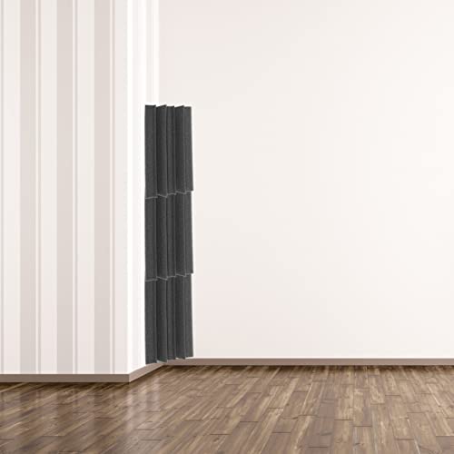 Toddmomy 3pcs Low Frequency Sound Absorbing Foams Corner Bass Trap Ktv Soundproofing Material miniatura 4