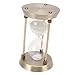LUCKDANO Decorative Hourglass Metal Hourglass Sand Timer - Elegant Decorative Sandglass Timer for Home & Office, for All Occasions (S 15min)