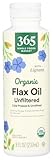 365 by Whole Foods Market, Flax Seed Oil Unfiltered High Lignan Organic, 8 Fl Oz