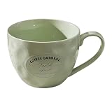 Taoyanmo Duża ceramiczna filiżanka do kawy, 650 ml, filiżanka do kawy z mlekiem, miska do sałatki, filiżanka do herbaty, gładka glazura na kakao, cappuccino, latte, musli, nadaje się do mycia w