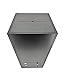 FixtureDisplays® Black Wood (MDF) Floor Standing Charity Box Donatoin Suggestion Ballot Box 14.8 X 14.8 X 31.5