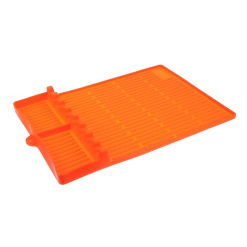 OFFSCH Fire Proof Mat for Grill Silicone Baking Tray Pad BBQ Grill Accessories Tools Reusable Griddle Mats Non-Slip Base